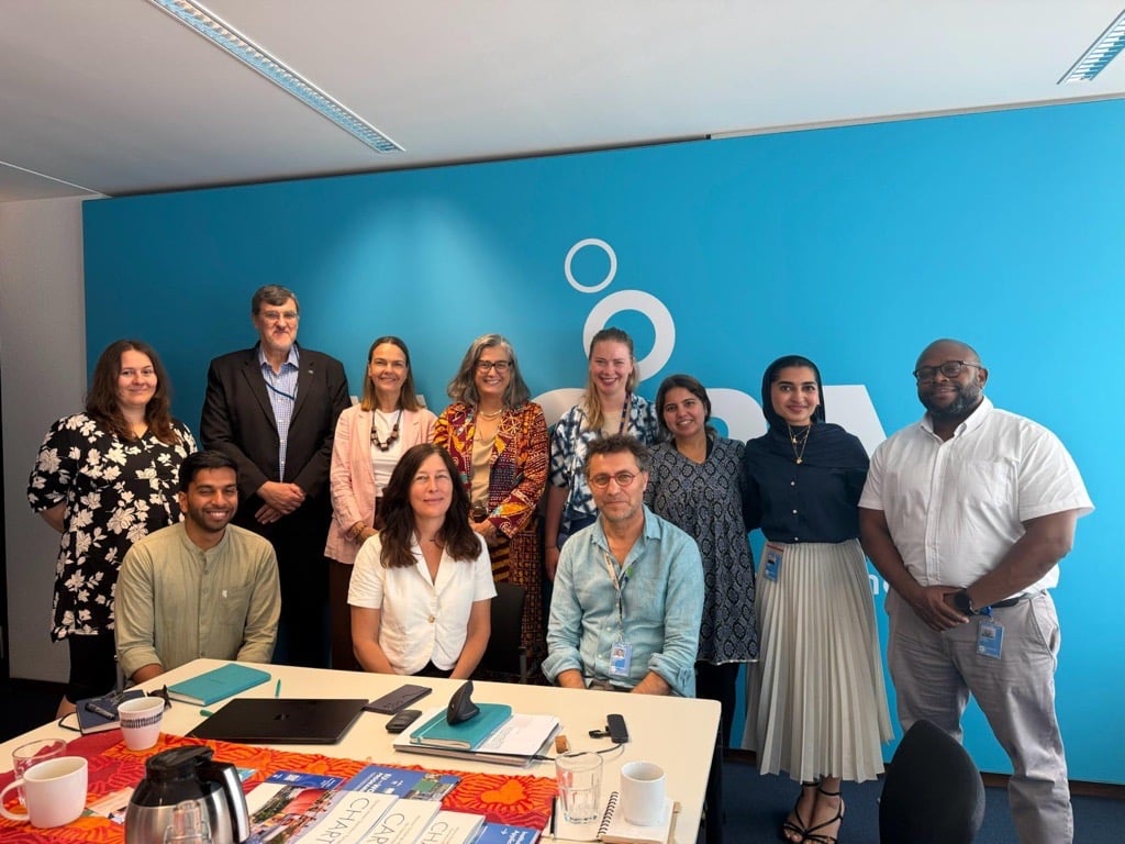 Executive Director meeting with partners in Bonn