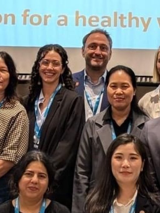 Family photo at IWA congress