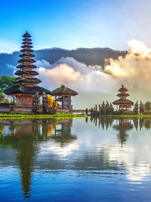 Pura,Ulun,Danu,Bratan,Temple,In,Bali,,Indonesia.