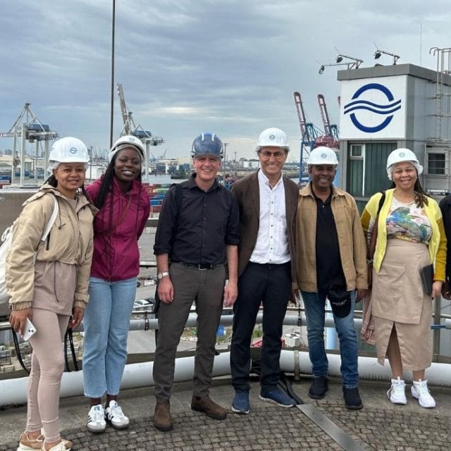 Visit of eThekwini at Hamburg Wasser